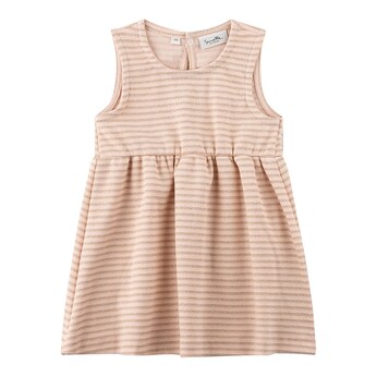 Kleid ohne Arm Glitzer-Ringel