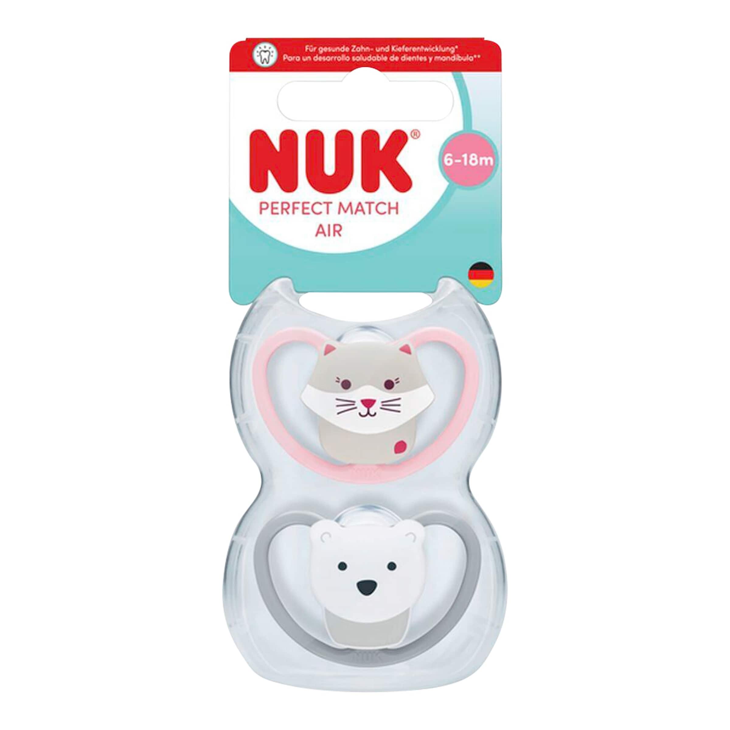 2er-Pack Schnuller Perfect Match Air, 6-18M