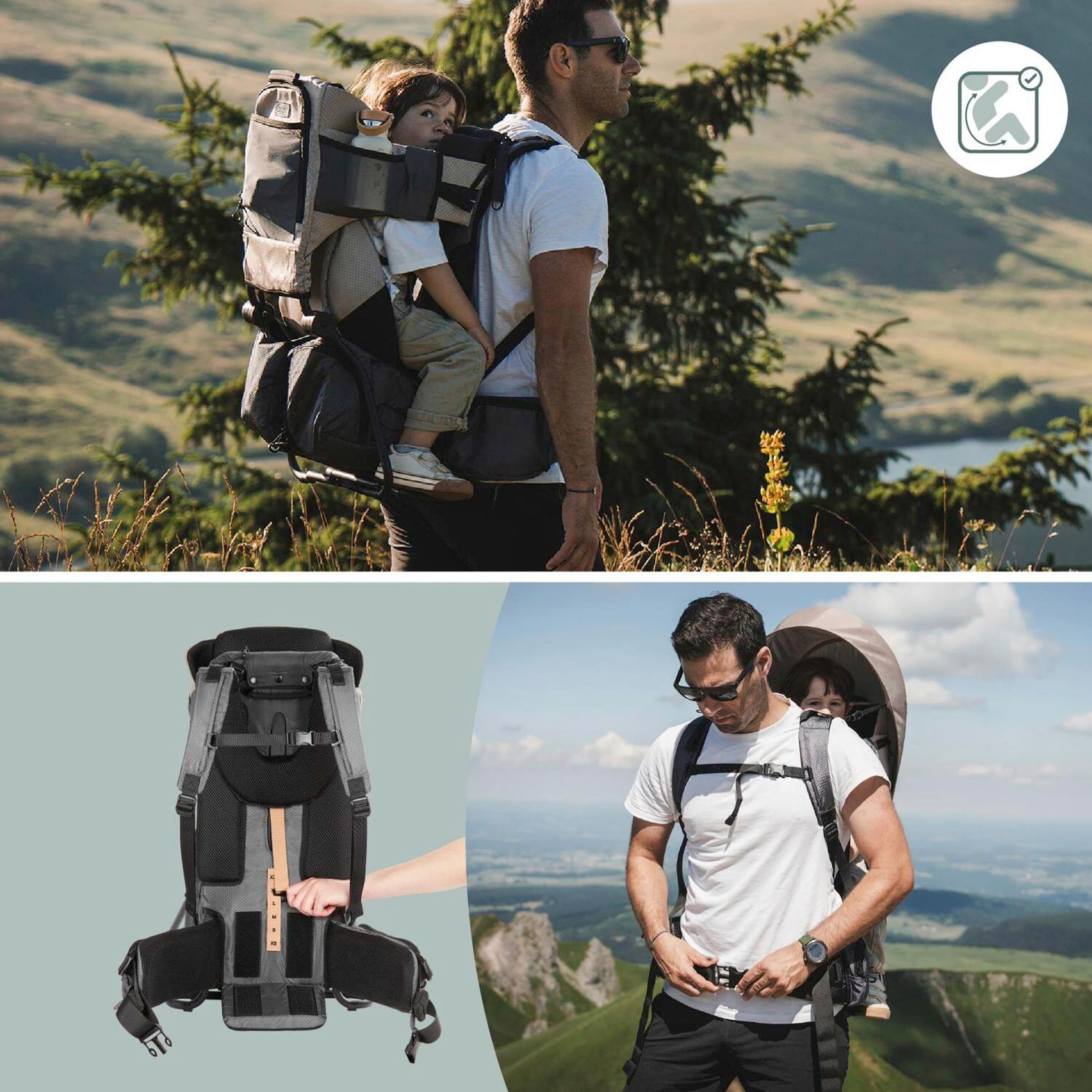 Thumbnail - Babymoov Rückentrage Moov & Hike inkl. Regenschutz