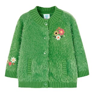 Strickjacke Fancy-Garn Blumen