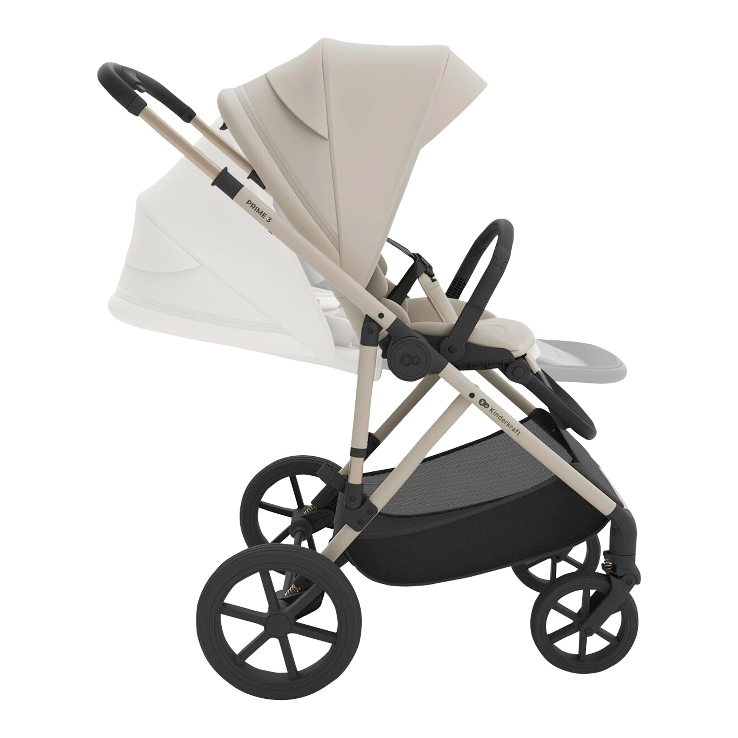 Kinderkraft Kombikinderwagen Trio-Set PRIME 3 3in1 inkl. Babyschale MINK PRO 2 beige Kinderkraft Kombikinderwagen Trio-Set PRIME 3 3in1 inkl. Babyschale MINK PRO 2 beige