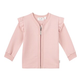 Sweatjacke Rüsche