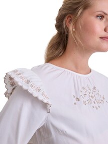 Festliche Umstandsbluse Baumwolle/Viskose