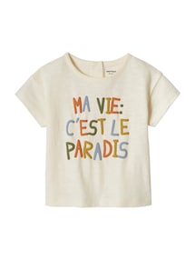 Jungen Baby T-Shirt mit Message-Print
