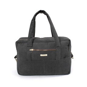 Parent Bag aus Cord Stone grey