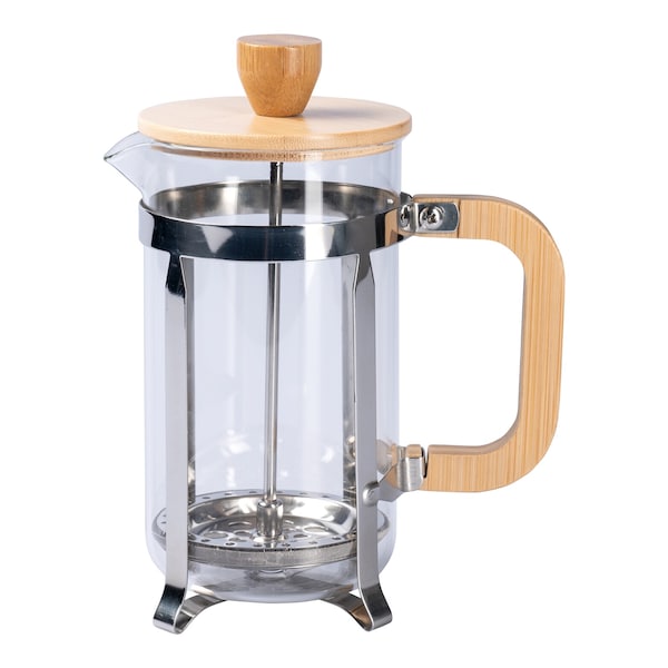 cafetiere piston bambou