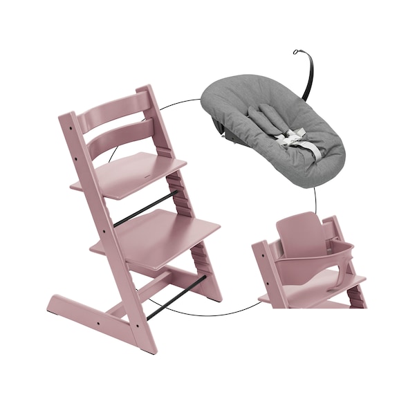 Heather Mauve / Deep Grey