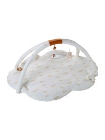 Baby Activity-Decke mit Spielbogen & Umrandung