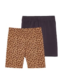 2er-Pack Mädchen Radlerhosen