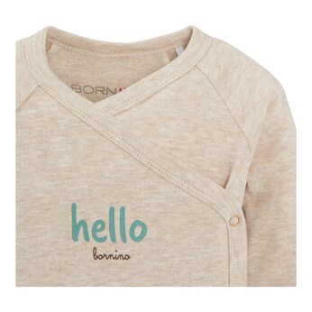 2er-Pack Wickelbodys langarm Hello