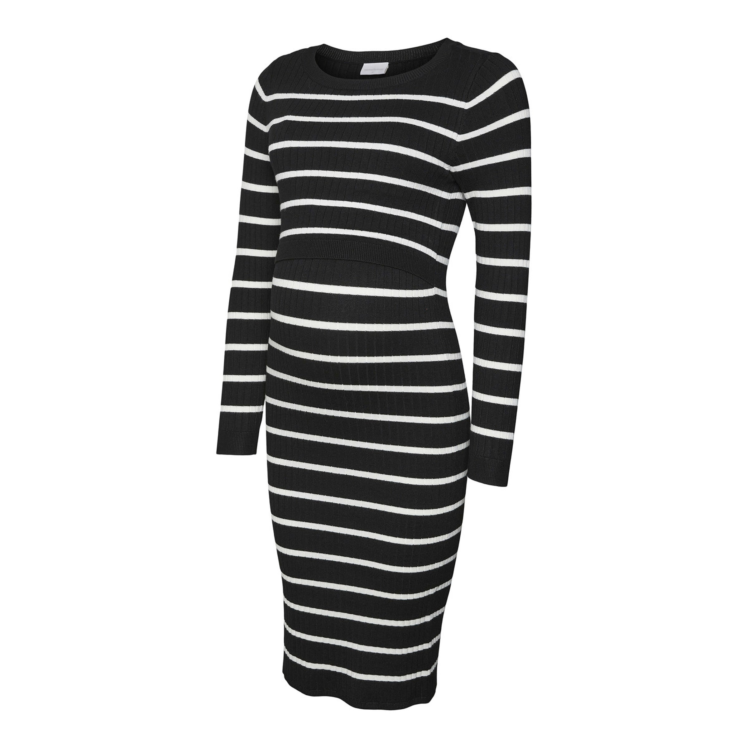 Mamalicious® Umstands- und Still-Kleid Ringel Rippqualität June