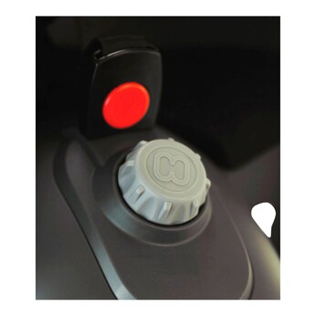 Kinderfahrradsitz Caress mit Adapter für Gepäckträgermontage