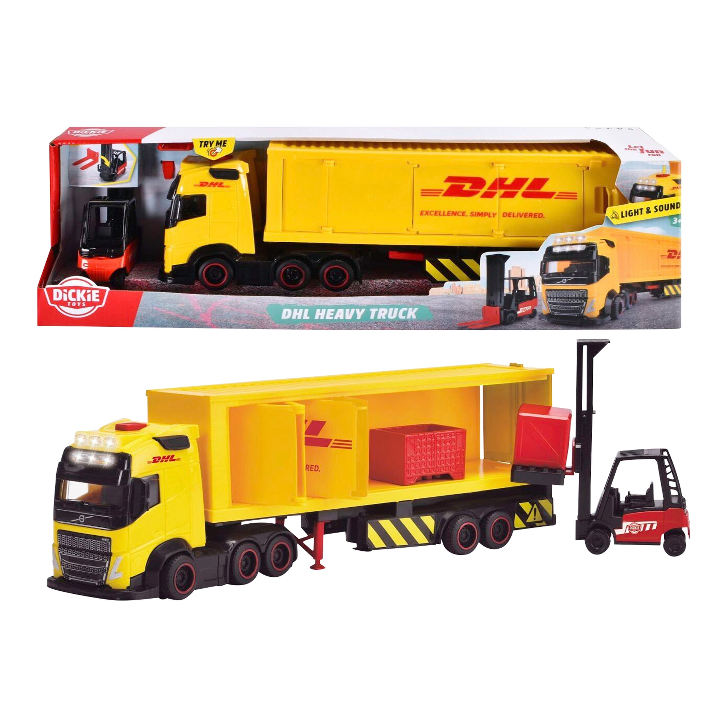 Dickie DHL Heavy Truck Lights & Sounds - 30cm