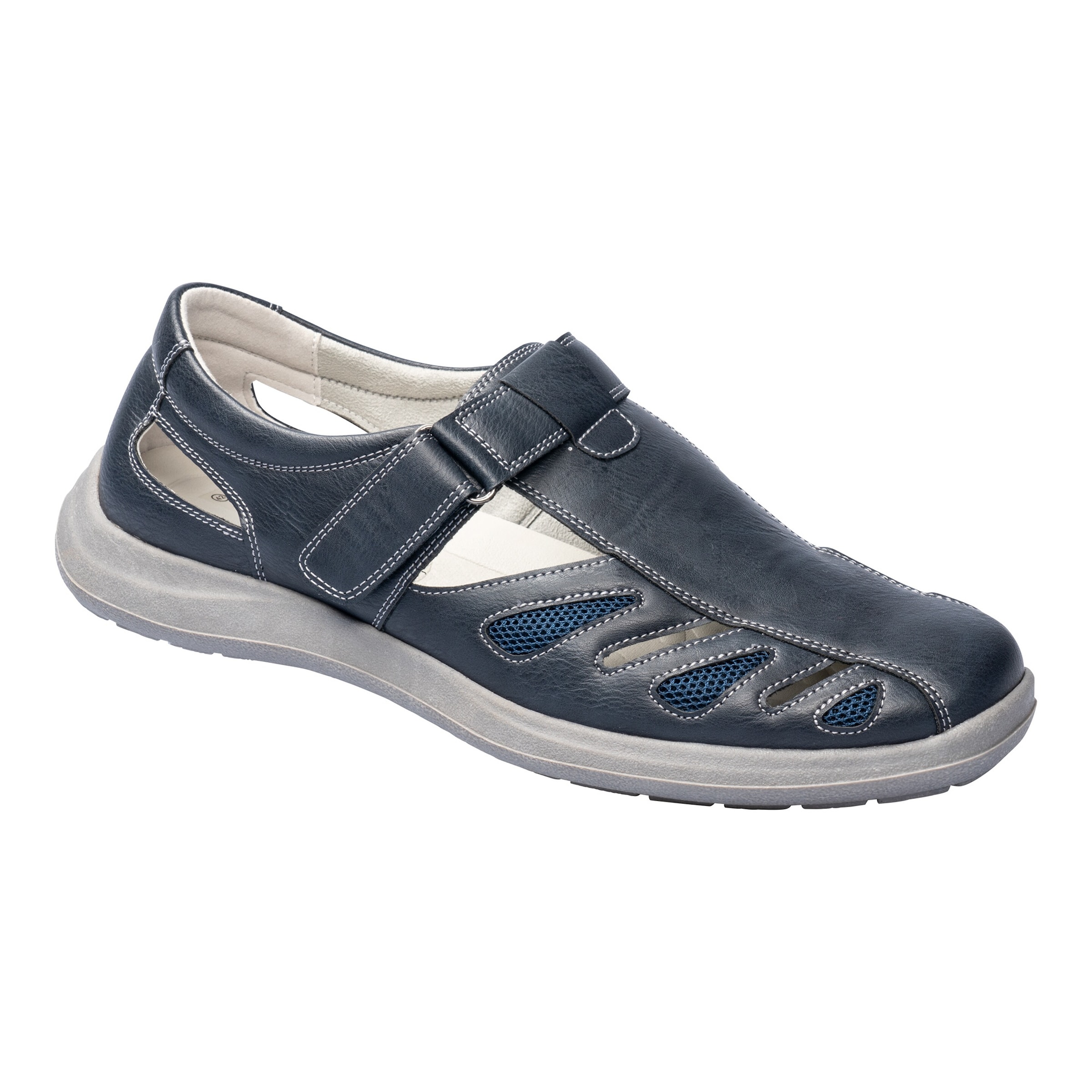 Komfort-Herrensandale "Helmut" blau 44 Herren
