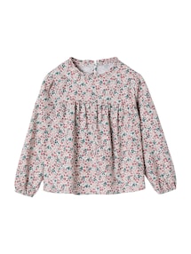 Mädchen Bluse mit Blumenprint