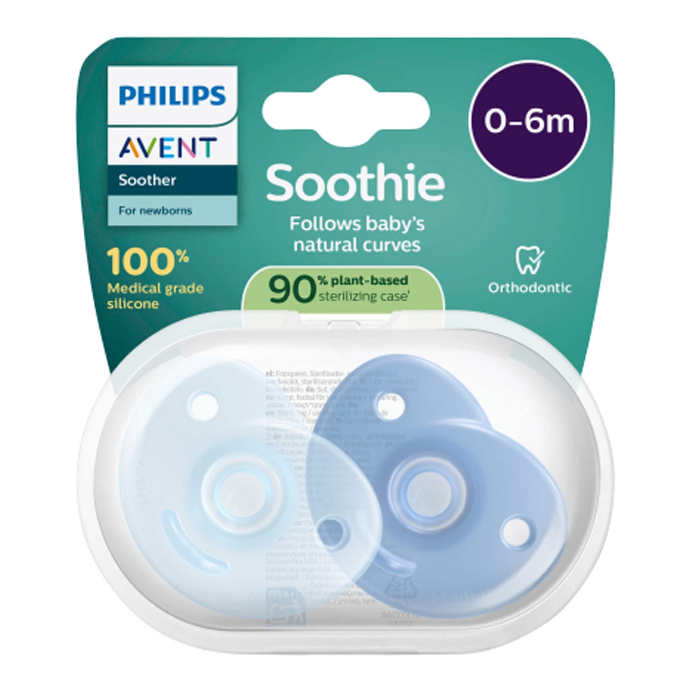 Lot de 2 sucettes Soothie 0-6M