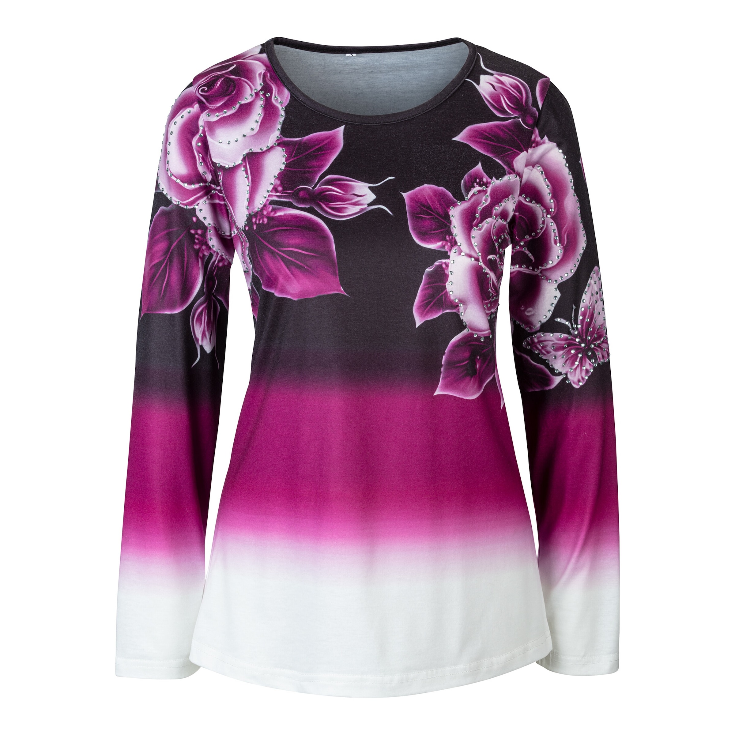 Fashion-Shirt „Rosenwelt“, Größe: XL