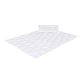 2-tlg. Steppbett-Set Märchenweich 40x60 / 125x170 cm 5.5 TOG