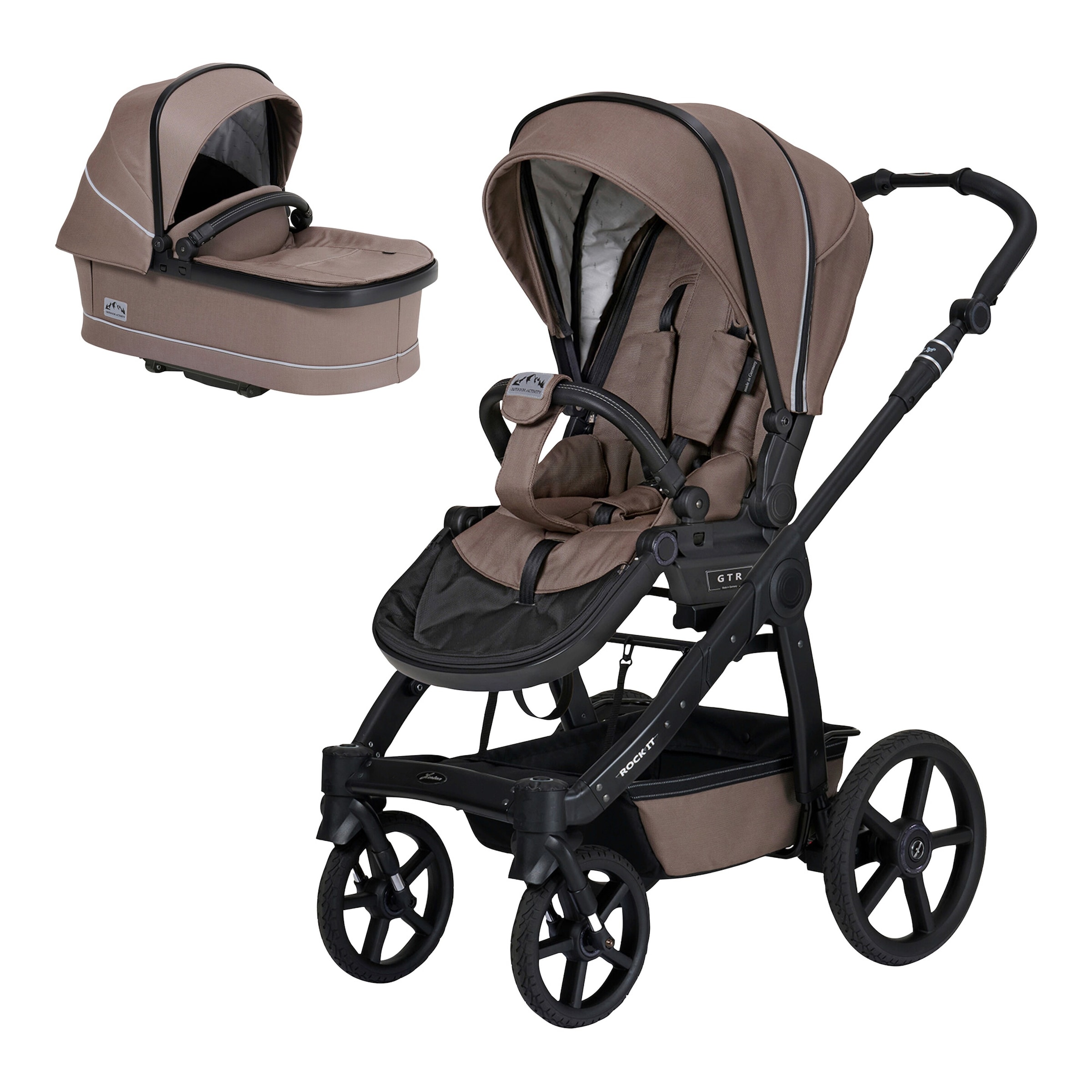 Hartan Kombikinderwagen ROCK IT OUTDOOR braun