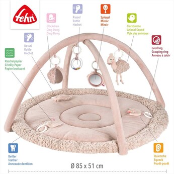 Spielbogen mit 3-D-Activity-Decke Flamingo