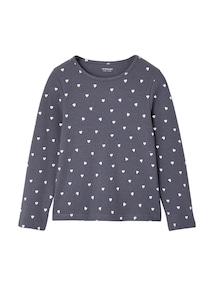3er-Pack Shirts mit langen Ärmeln Mädchen BASIC