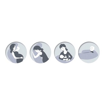 Stillkissen Musselin 190 cm