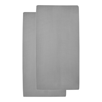 2er-Pack Jersey-Spannbetttücher 60x120 cm