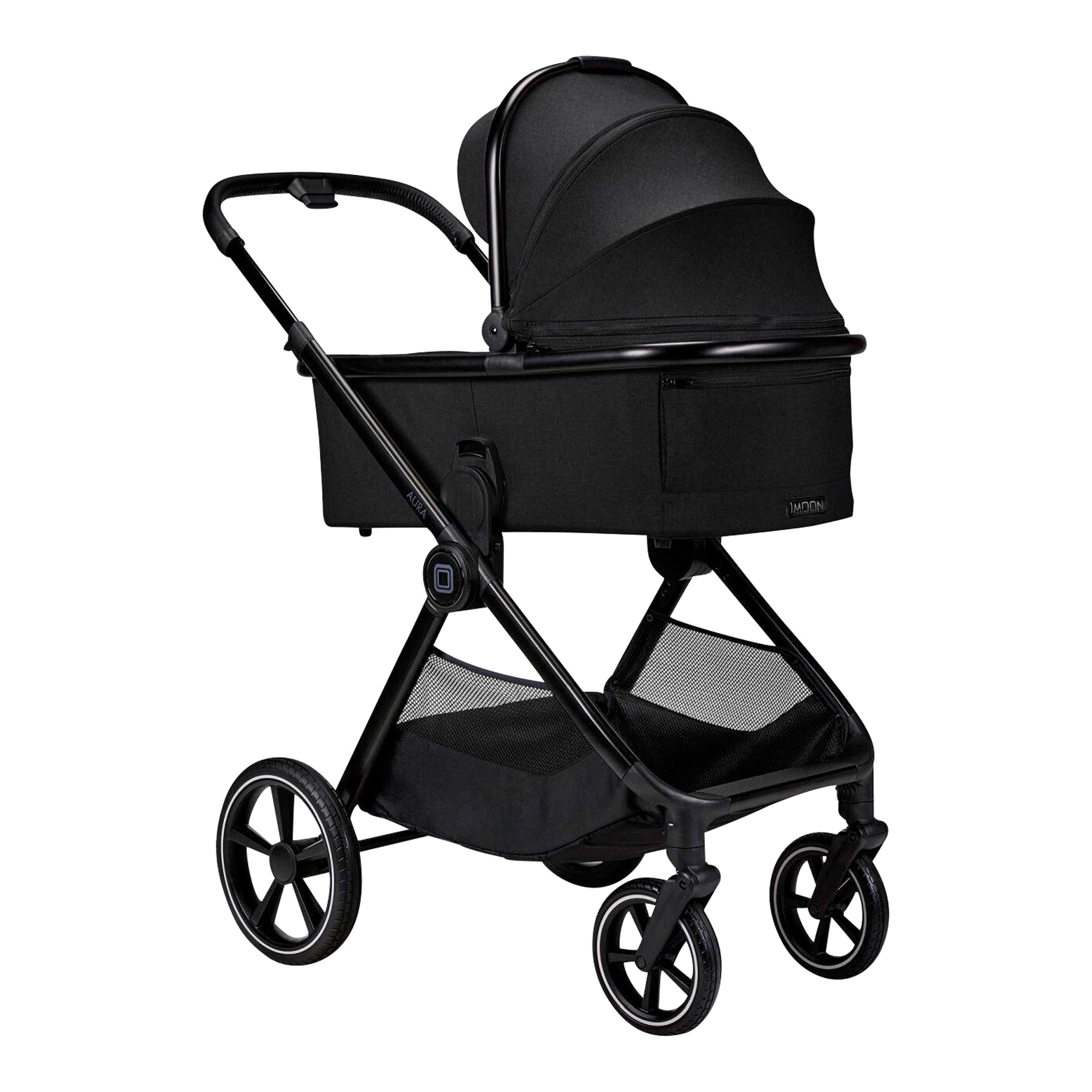 75% Rabatt! Moon Kombikinderwagen Aura (2026) schwarz 75% Rabatt! Moon Kombikinderwagen Aura (2026) schwarz