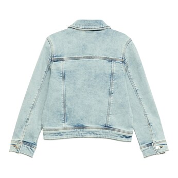 Jeansjacke Tüll-Blume