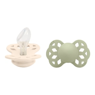 Lot de 2 sucettes en silicone Infinity, anatomiques, 0-6M