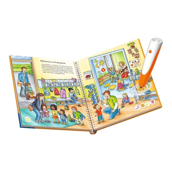 Ravensburger - TIPTOI - Coffret de démarrage lecteur interactif et livre -  Kindergarten