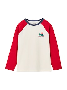 Langarmshirt Jungen Colorblock