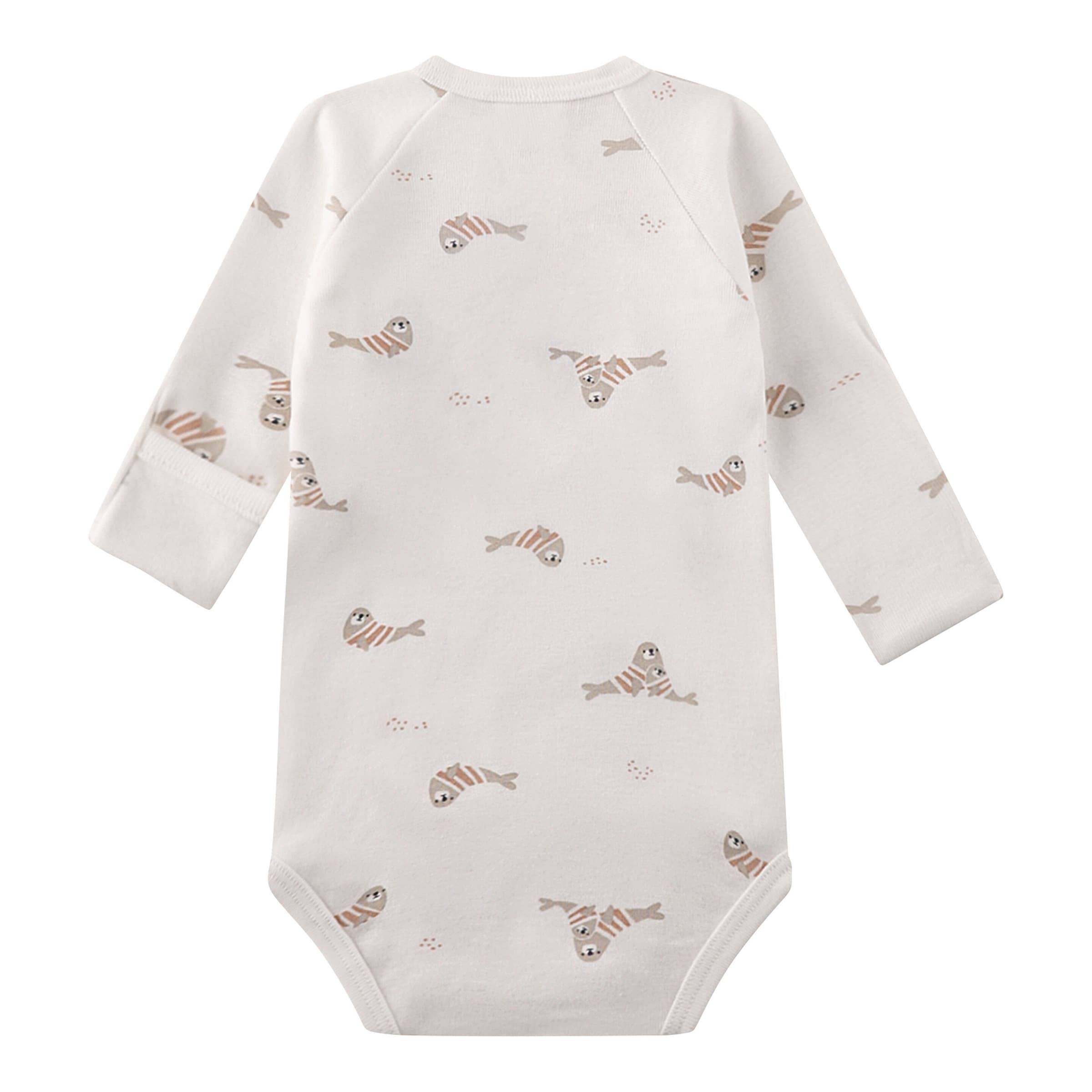 Sanetta Wickelbody langarm Walross