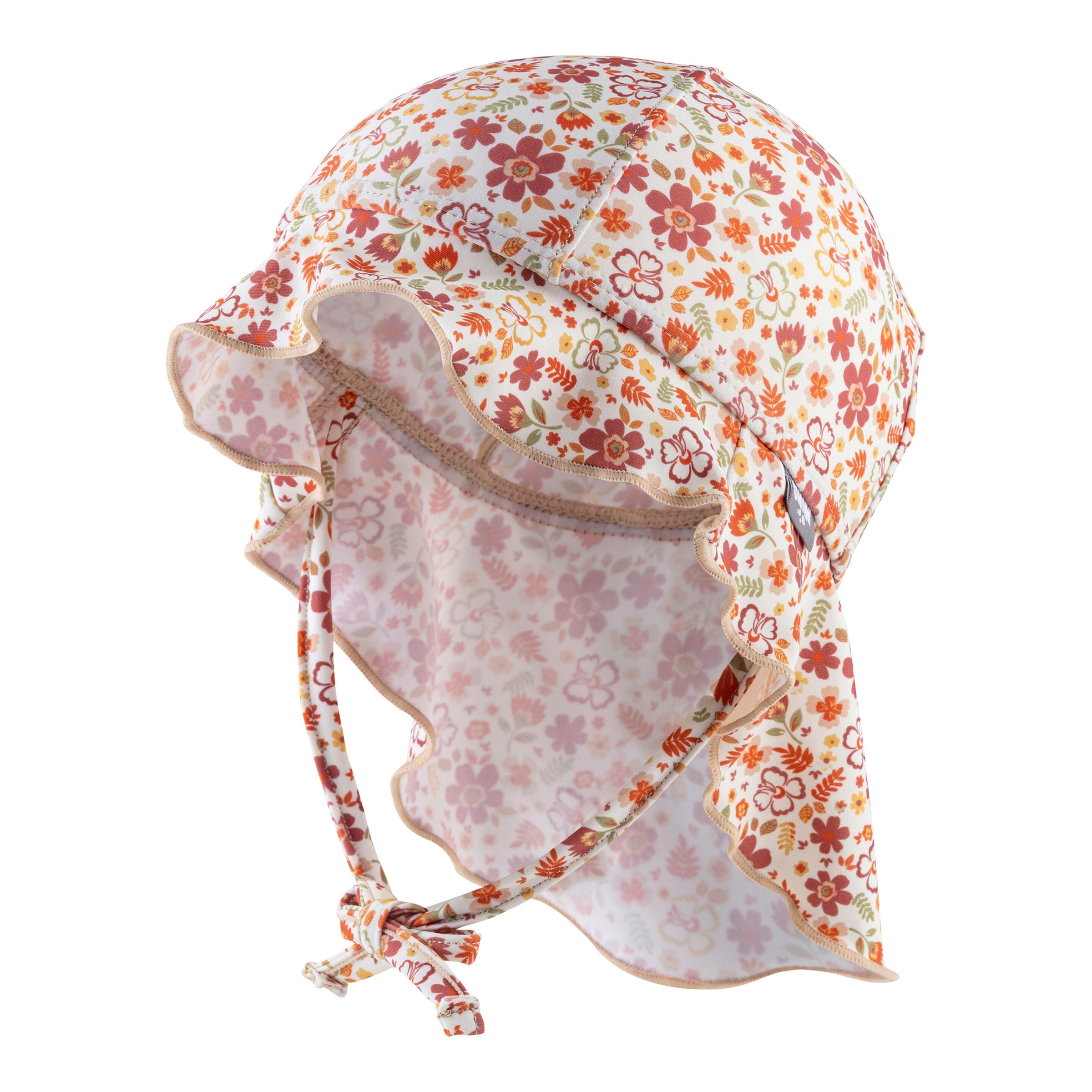 Sterntaler Schirmmütze mit Nacken- und UV-Schutz Blumen