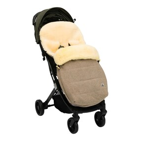 Winterfußsack Lammfell Lille Wool für Kinderwagen, Buggy