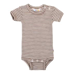 Body manches longues rayures laine/soie