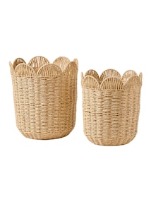 2er-Set Aufbewahrungskörbe FESTON aus Papierkordel, Kinderzimmer