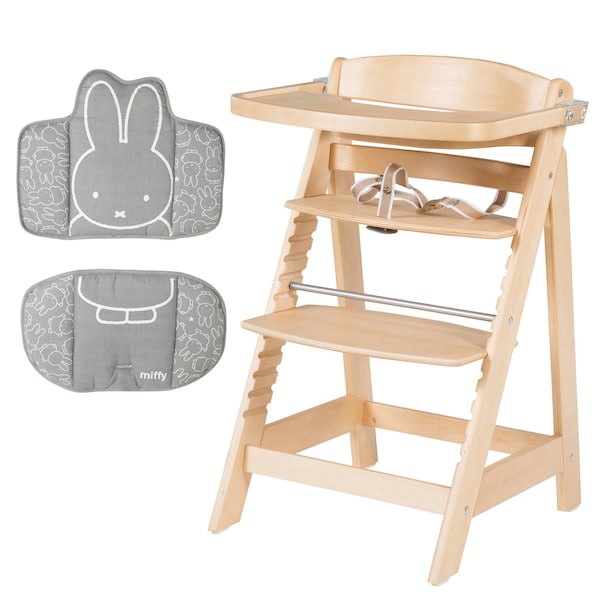 roba - Treppenhochstuhl mit Sitzverkleinerer Miffy | baby-walz