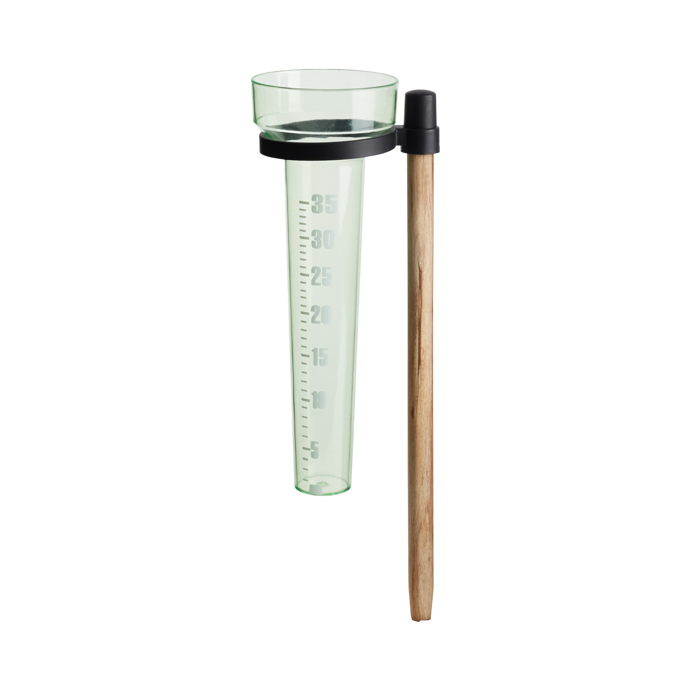 Acryl-Regenmesser – Konisch, 0,3 Cm – 14 Cm Skala, Mit Pfahl (15,2 Cm), Für Garten & Balkon