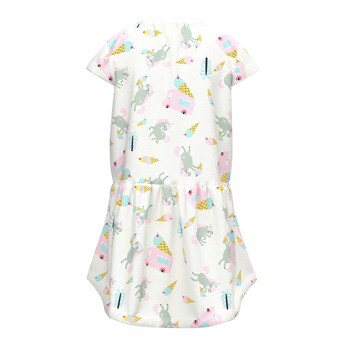 Kleid kurzarm Einhörner Eis