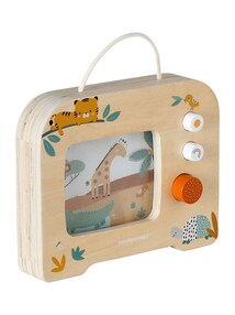 Musik-Fernseher aus Holz FSC®