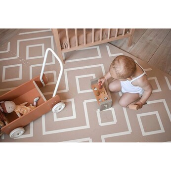 Puzzlematte Modern Blocks - Desert Sand