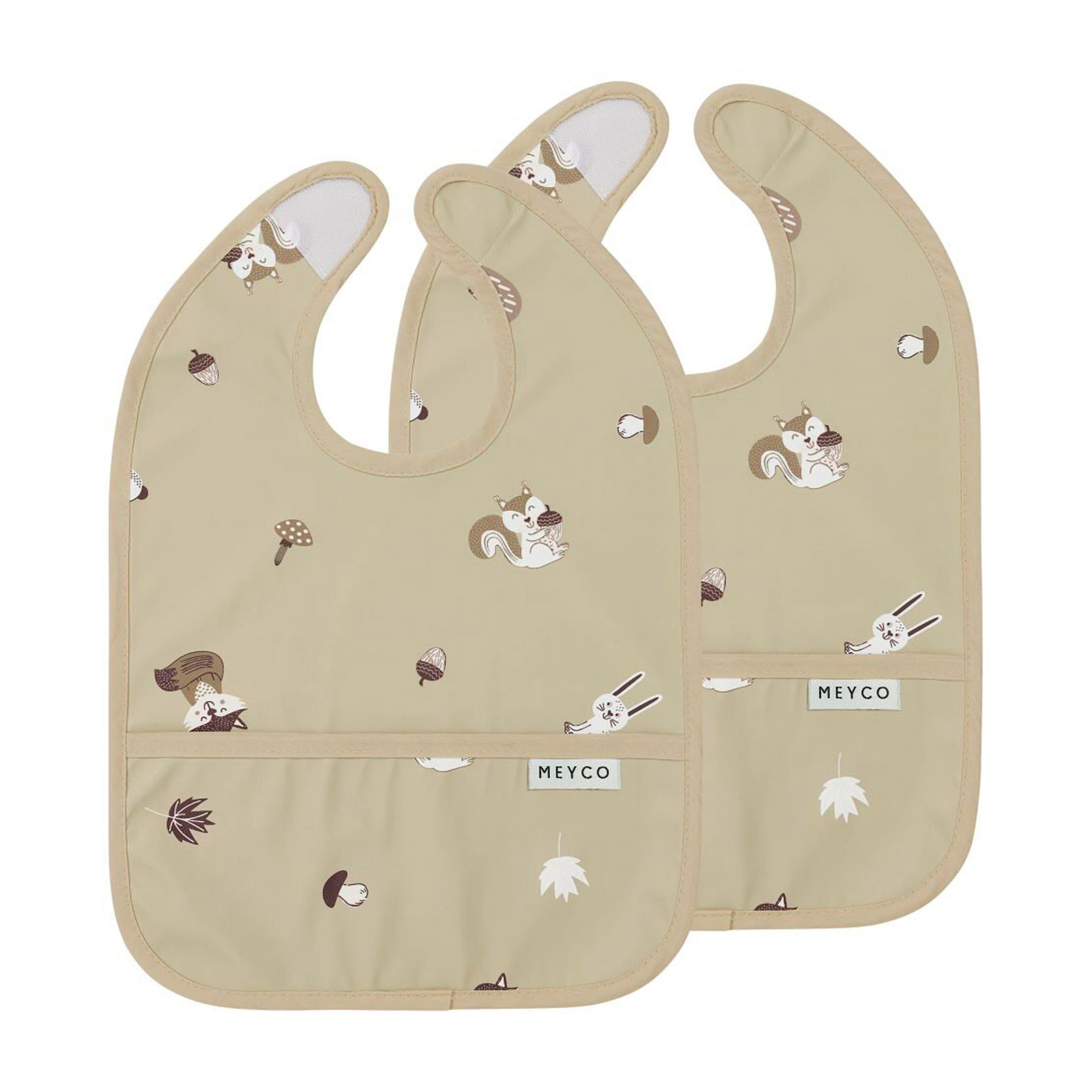 Meyco Baby 2er-Pack Auffanglätzchen