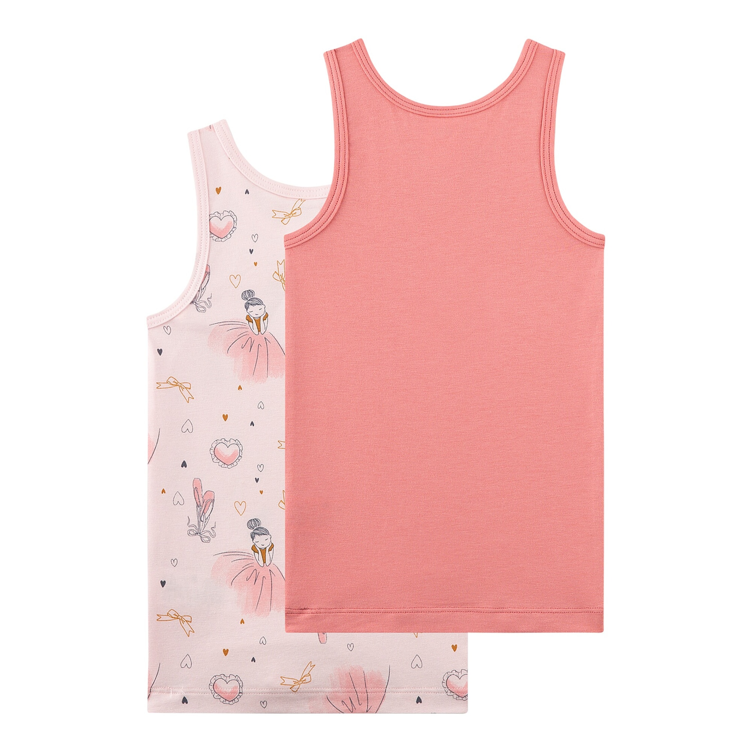 Sanetta 2er-Pack Unterhemden Ballerinas
