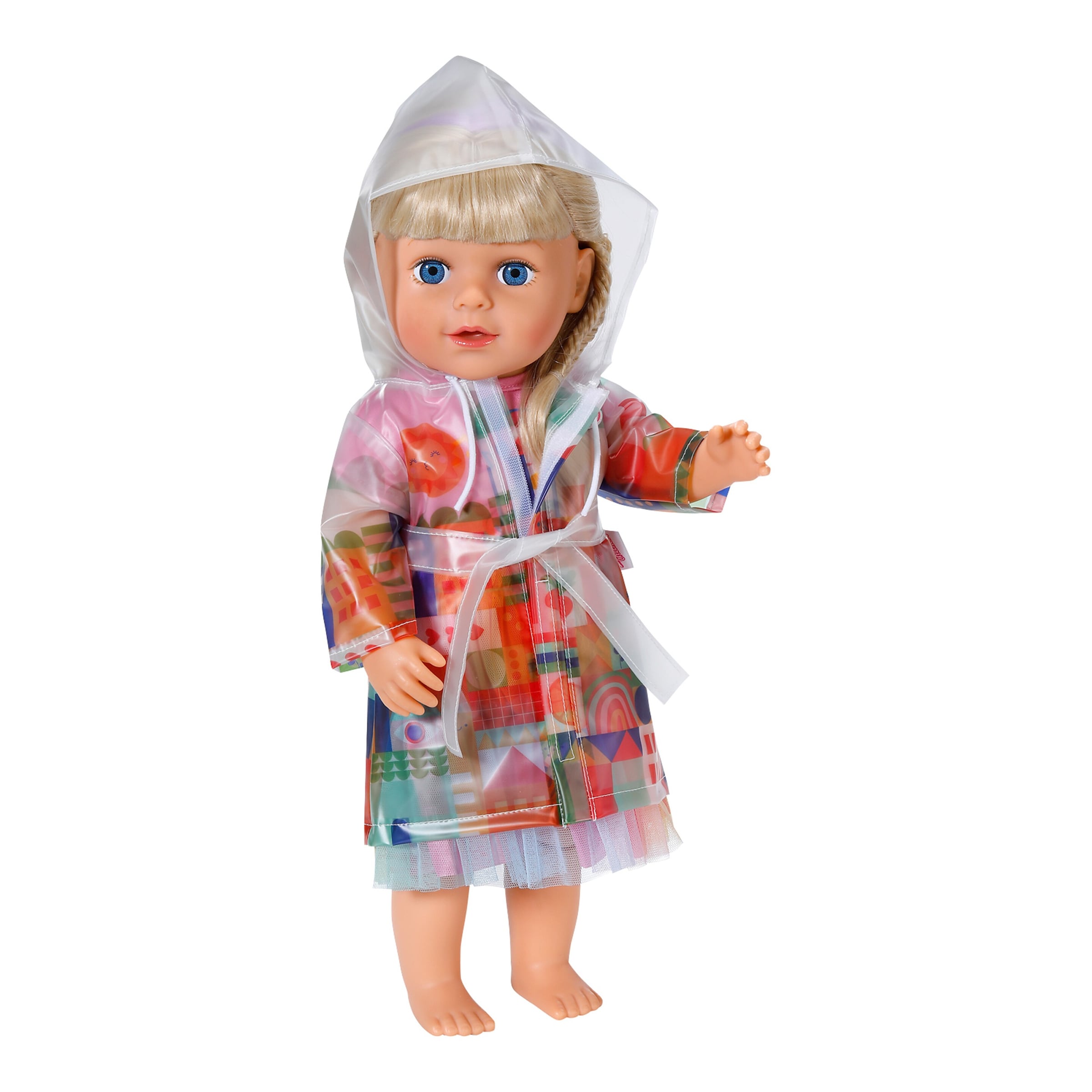 Puppen Outfit Regenmantel 43cm