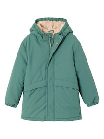 Jungen Kapuzenparka mit Kuschelfutter und Recycling-Wattierung