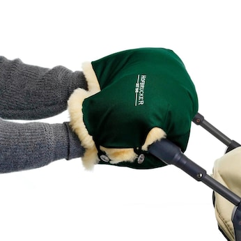 Lammfell-Handwärmer für Kinderwagen Lammfell Handmuff