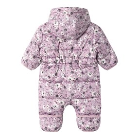 Steppoverall mit Kapuze Blumen