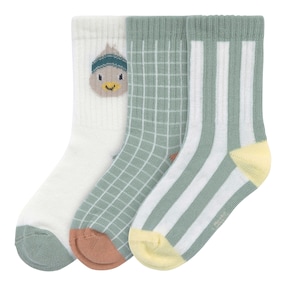 Lot de 3 paires de chaussettes canard rayures
