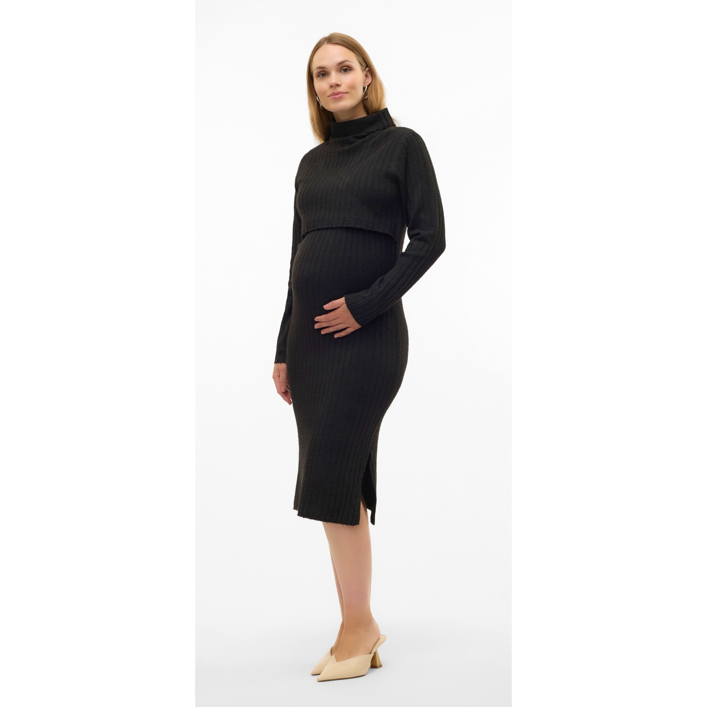 Mamalicious® Umstands- und Still-Kleid Rippqualität June